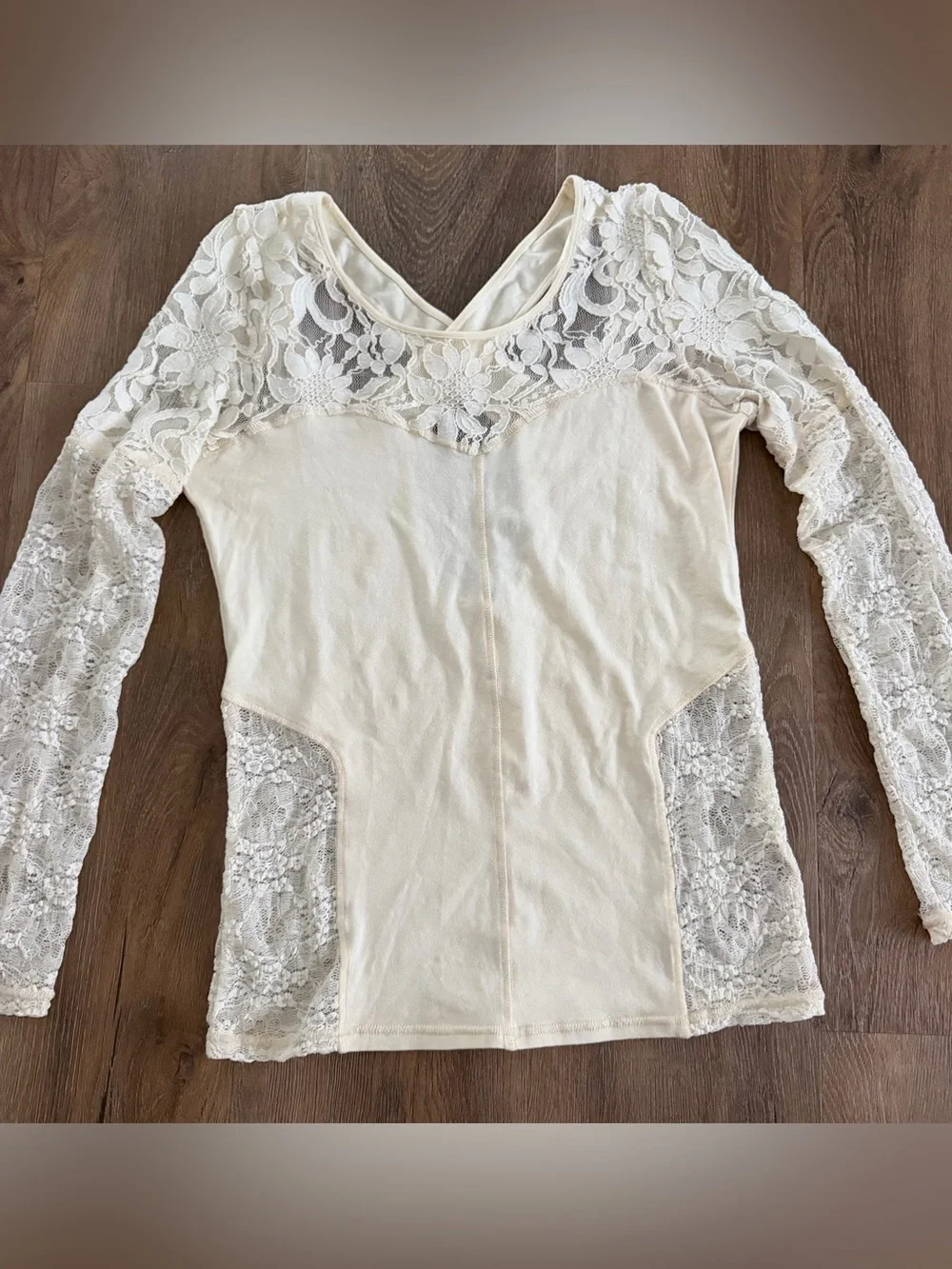 Free People Sweet Thang Cross Back Top size medium